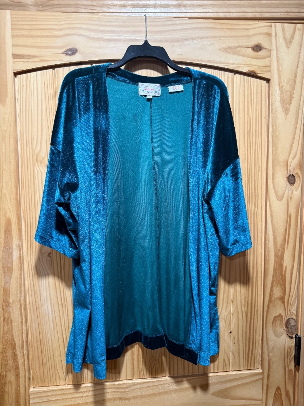 Panhandle open front velour